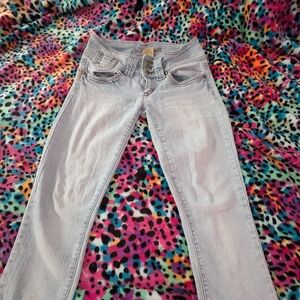 Bubblegum Light Wash Bootcut Jeans Teen Juniors Sz 7/8